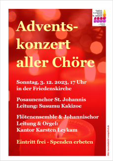 Adventskonzert aller Chöre 3.12.2023