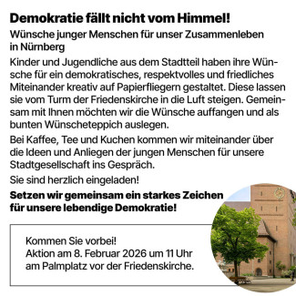Demokratie fällt nicht vom Himmel!