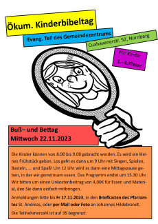 Ökum. Kinderbibeltag 22.11.2026